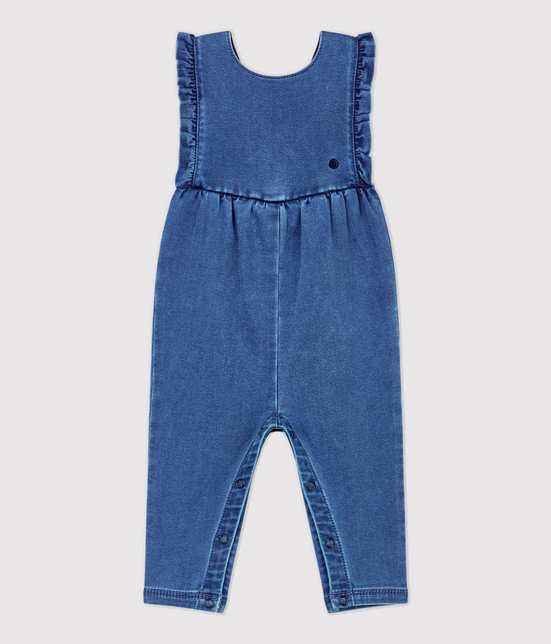 Petit Bateau Fatilda Sleeveless Romper in Denim