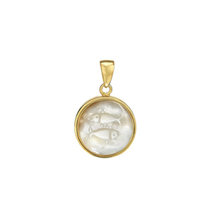 Asha by Ashley McCormick Zodiac Charm 16" Chain Necklace