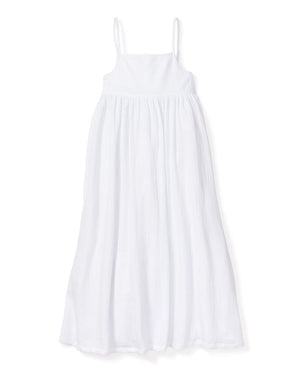 Petite Plume White Gauze Serene Night Dress
