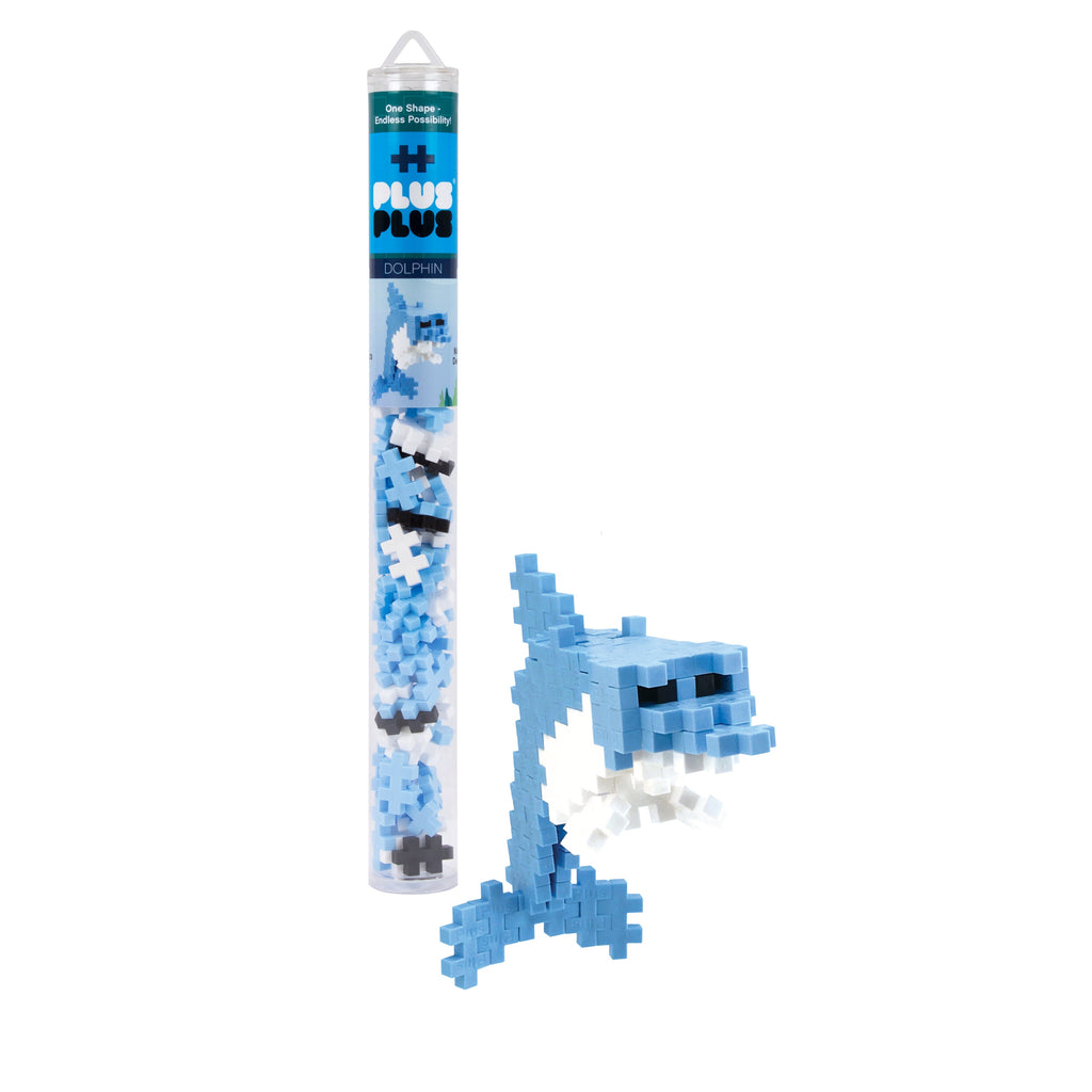 Plus-Plus 70 Piece Tube in Dolphin