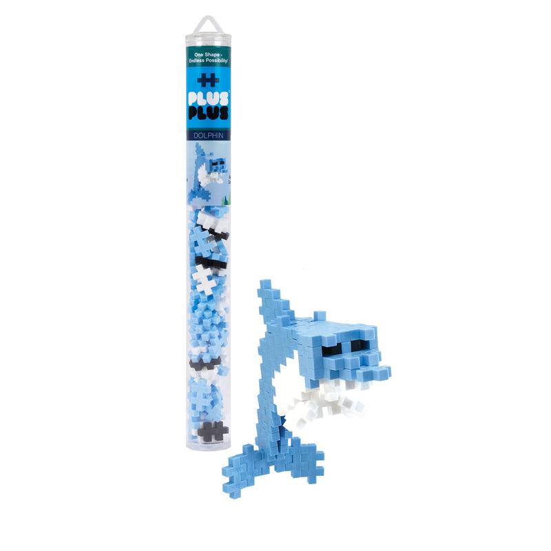 Plus-Plus 70 Piece Tube in Dolphin