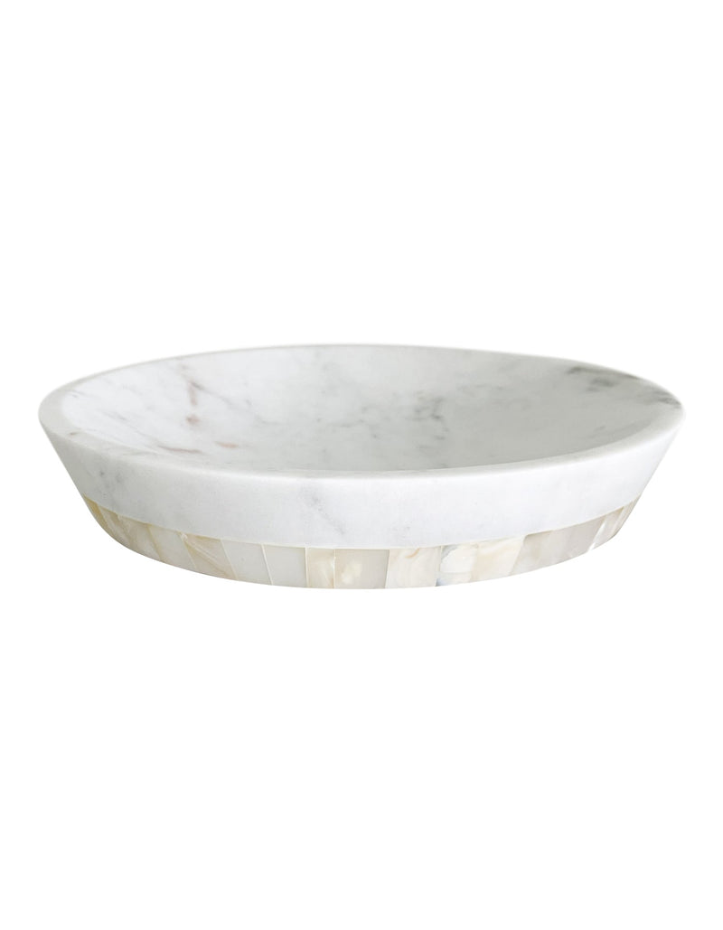 Anaya Home Medium Mother of Pearl and Marble Bowl