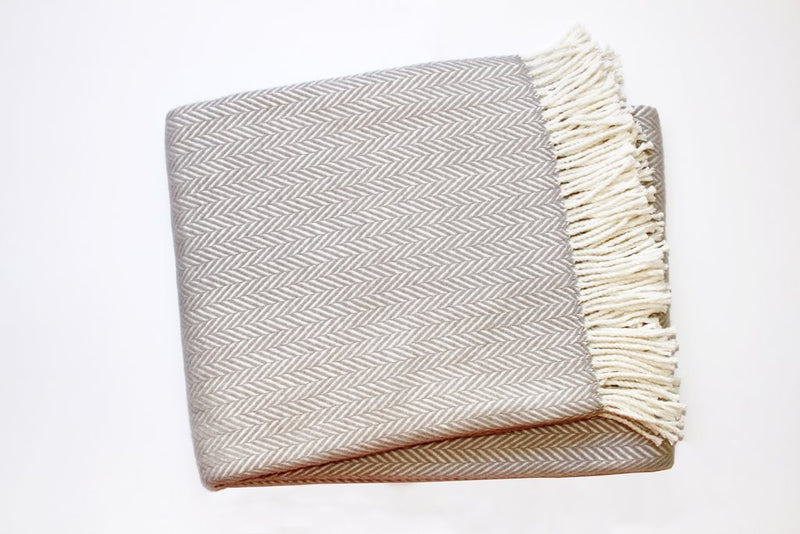 A Soft Idea Plush Herringbone Throw Blanket - Multiple Colors!