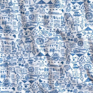 Joy Street Kids Boston Baby Blanket in Sailor Blue
