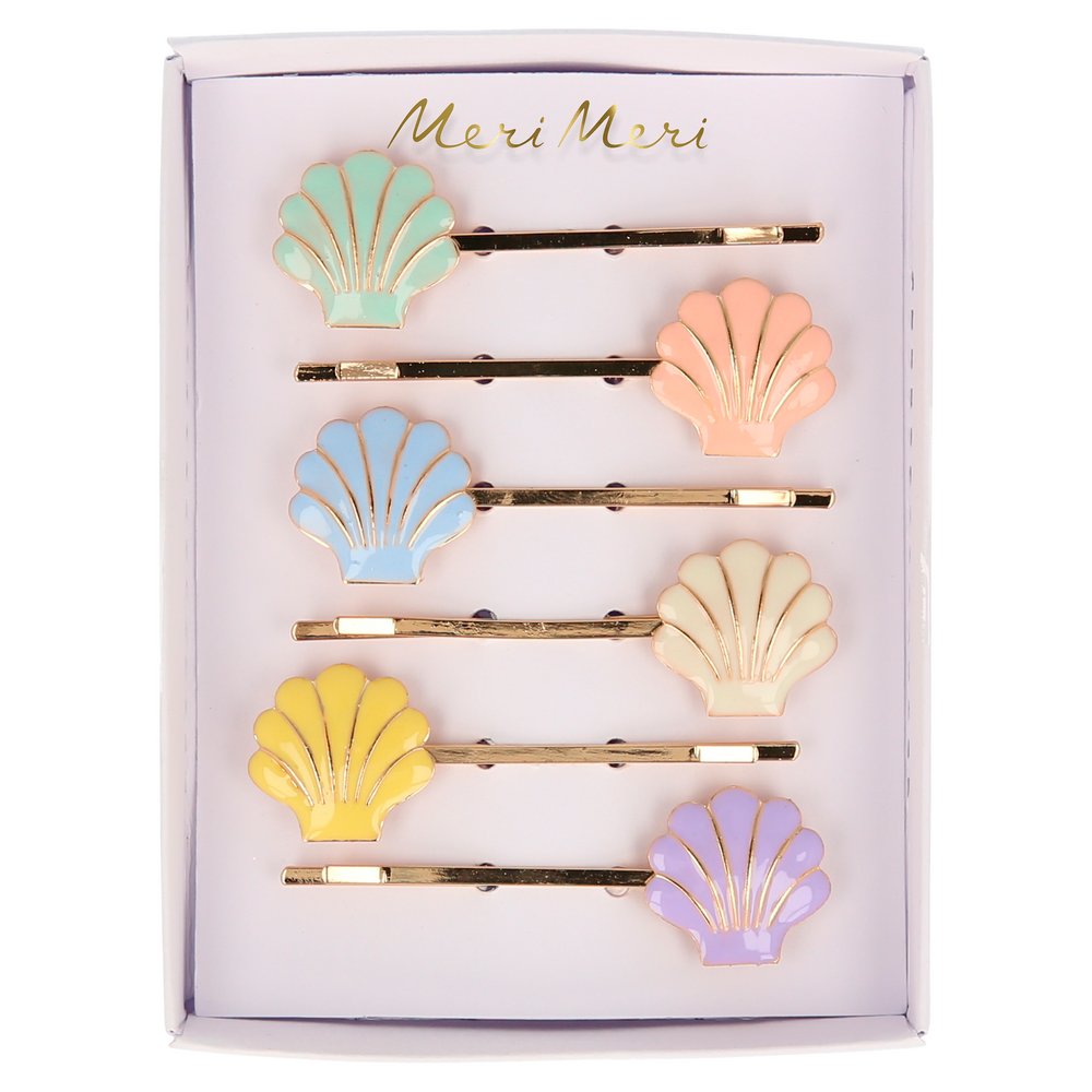 Meri Meri Shell Enamel Hair Slides