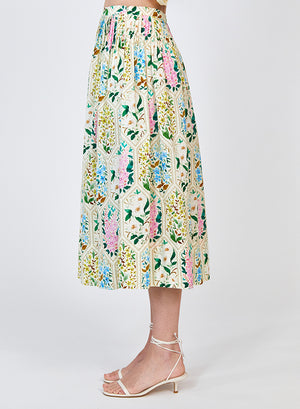 Hunter Bell Fallon Skirt in Floral Tile