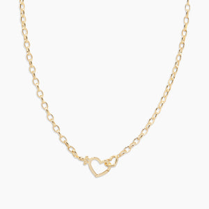 Gorjana Parker Heart Necklace in Gold