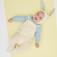 Meri Meri Mint Bunny Baby Bonnet in Mint