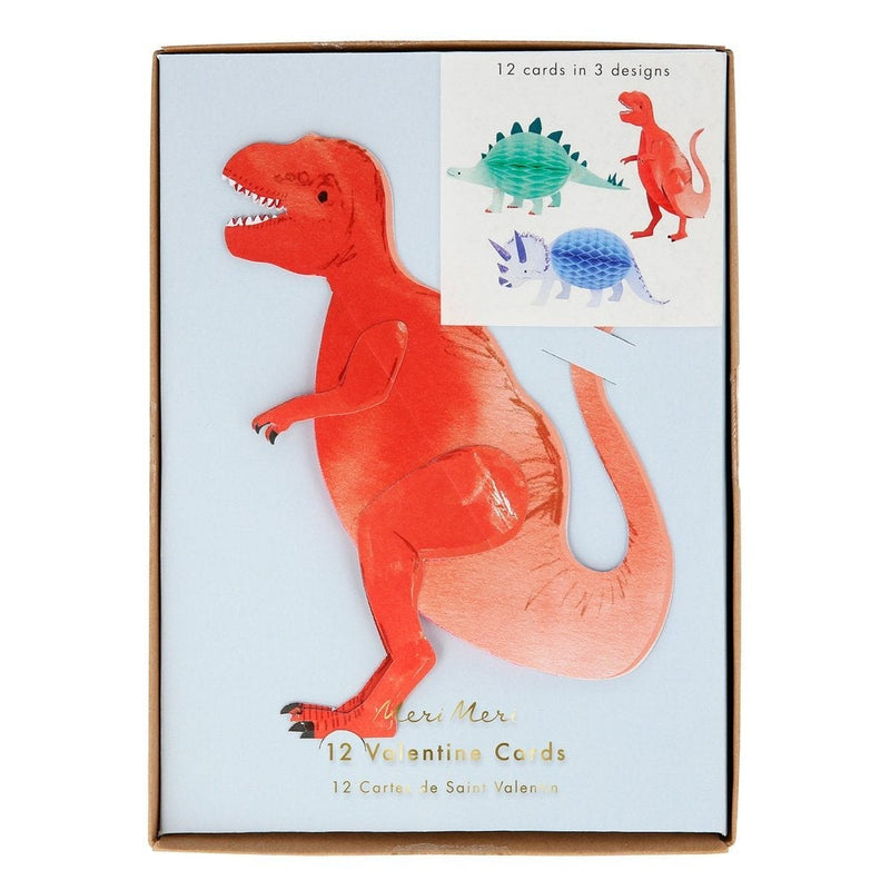 Meri Meri Dinosaur Valentine Cards