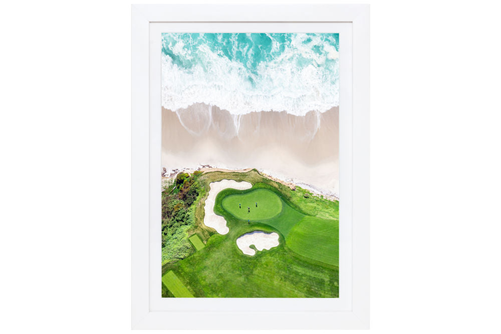 Gray Malin Hole 10, Pebble Beach Mini Framed Print