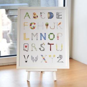 The Letter Nest Circus Alphabet Print