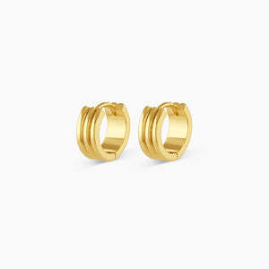 Gorjana Reed Hoops in Gold