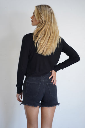 LNA Clothing Ribbed Long Sleeve Top - Multiple Colors!
