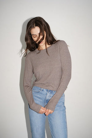 LNA Clothing Ribbed Long Sleeve Top - Multiple Colors!