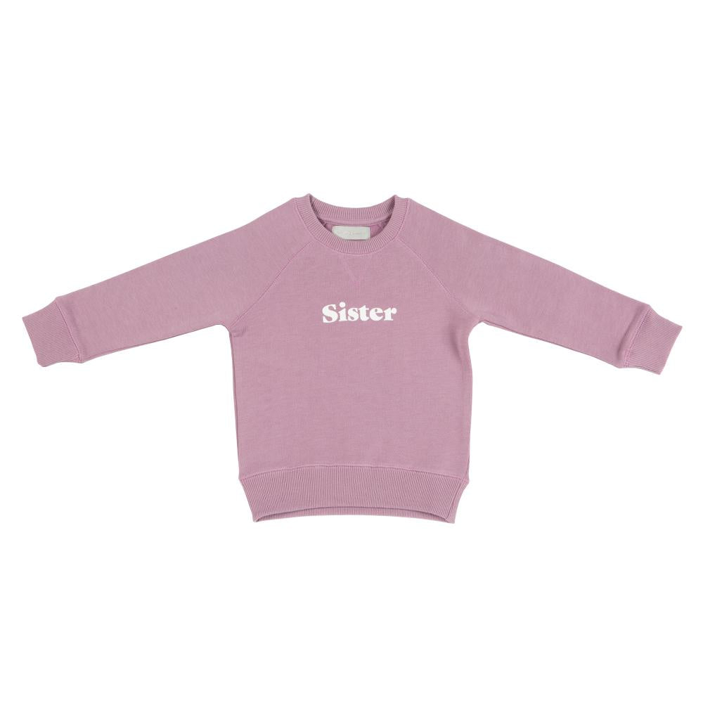 Bob & Blossom Ltd Sister Sweatshirt in Violet