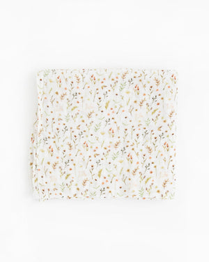 Little Unicorn Organic Cotton Muslin Swaddle Blanket in Floral Field