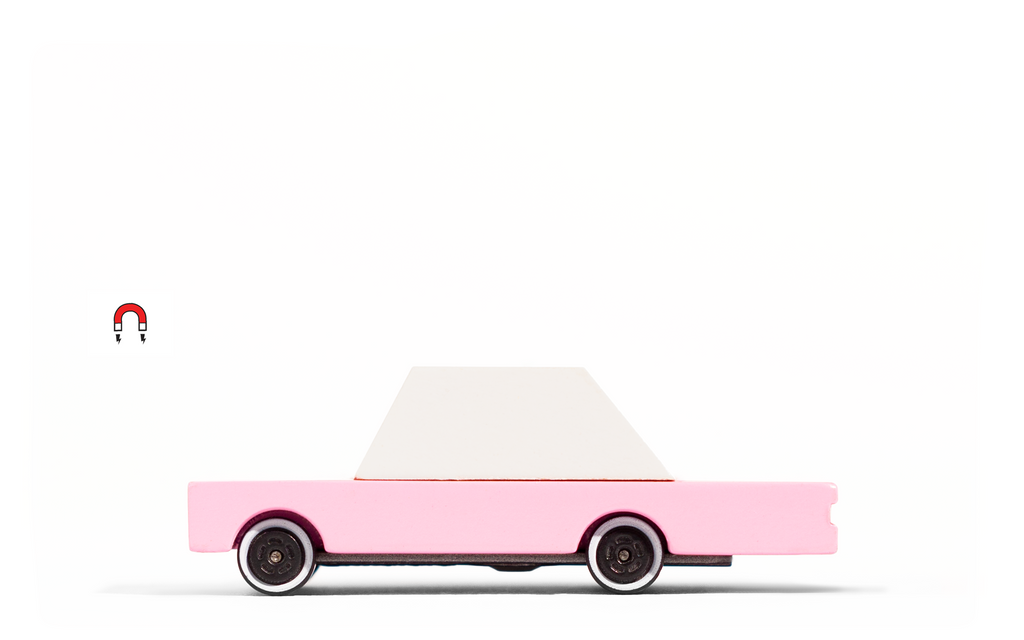 Candylab Toys Pink Sedan