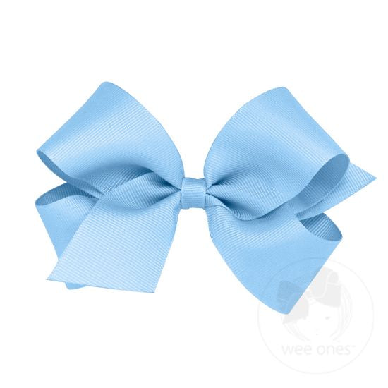 Wee Ones Medium Grosgrain Bow in Assorted Colors