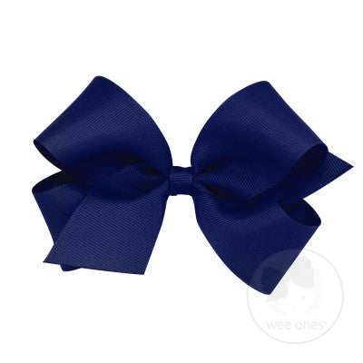 Wee Ones Medium Grosgrain Bow in Assorted Colors