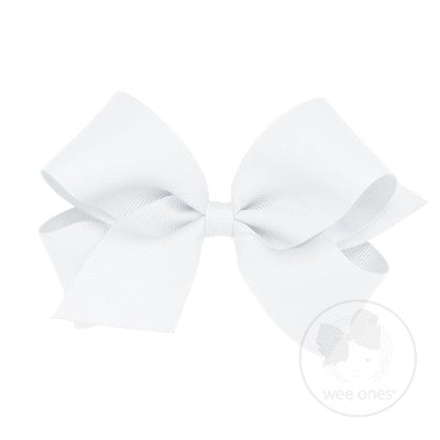 Wee Ones Medium Grosgrain Bow in Assorted Colors