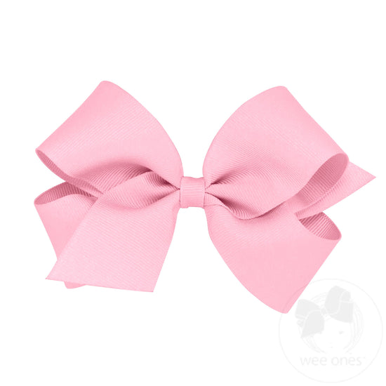 Wee Ones Medium Grosgrain Bow in Assorted Colors