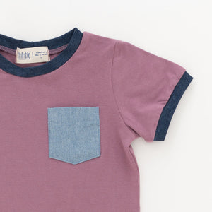Thimble Pocket Tee in Orchid Bamboo