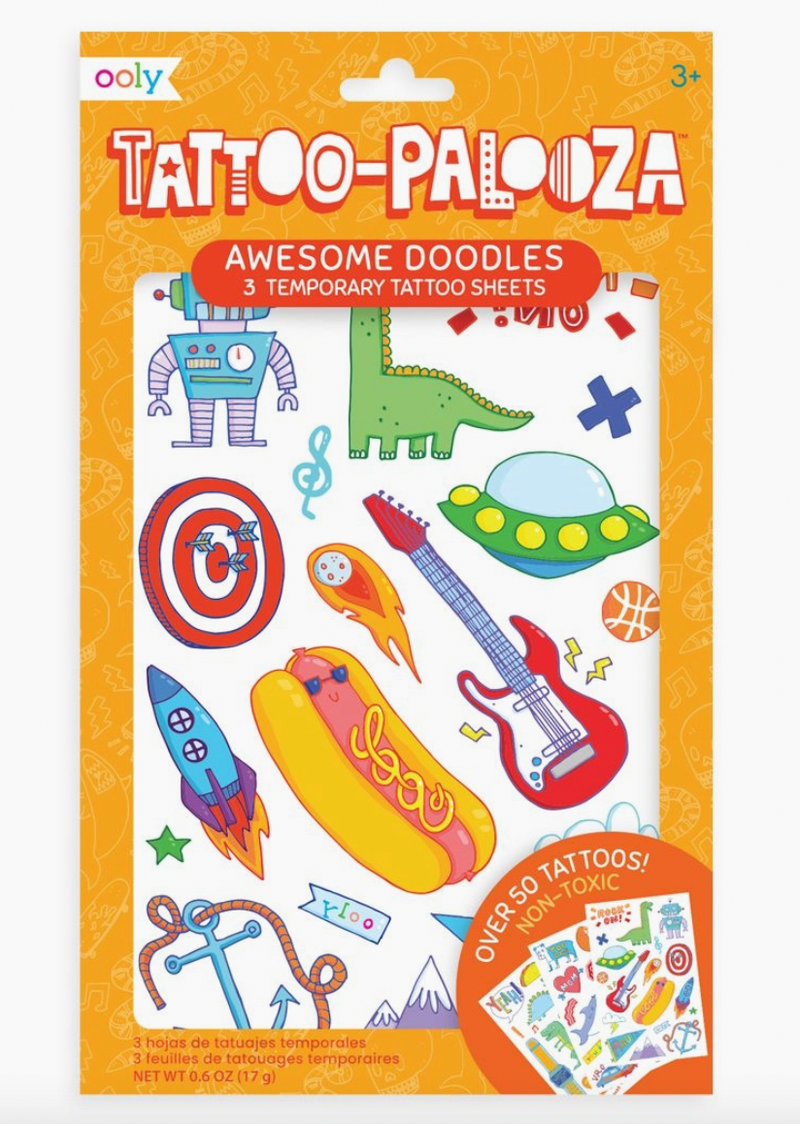 Ooly Tattoo Palooza Temporary Tattoos - Assorted