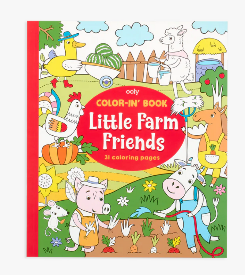 OOLY Little Farm Friends Coloring Book