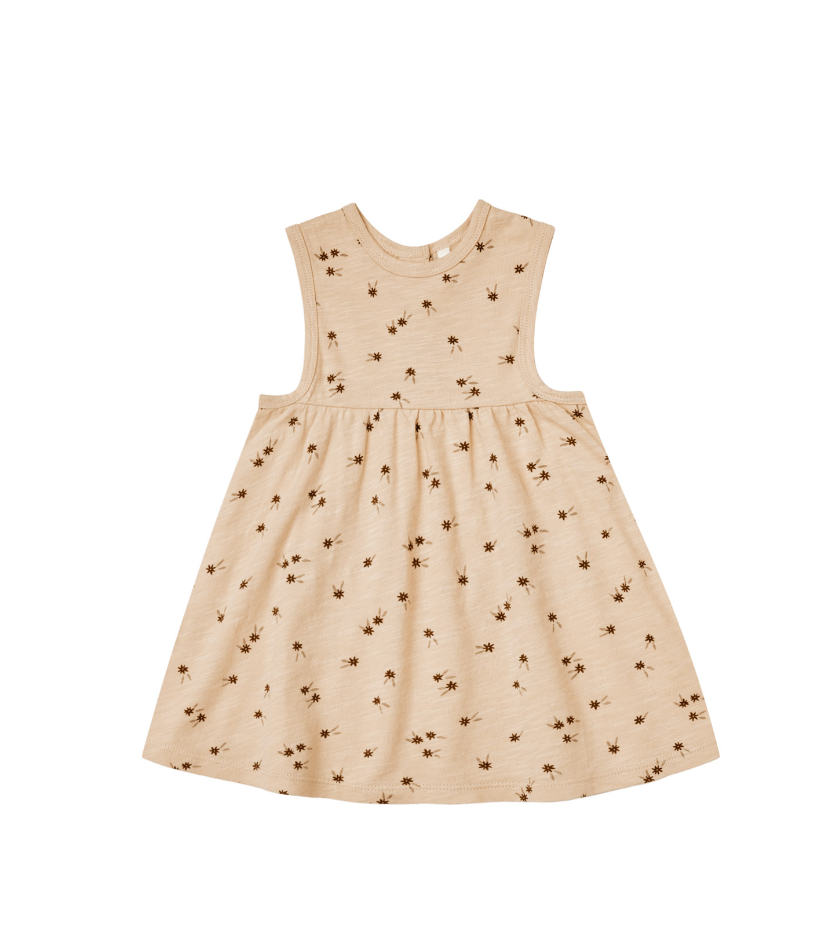 Rylee + Cru Layla Mini Dress in Shell Ditsy