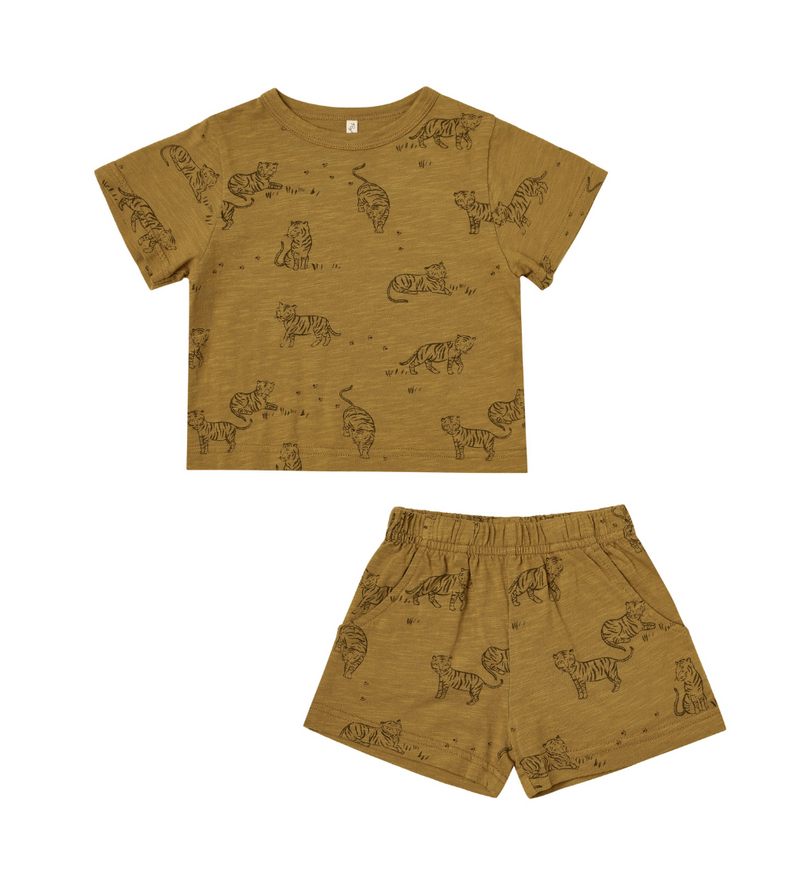 Rylee + Cru Jersey Set in Tigers