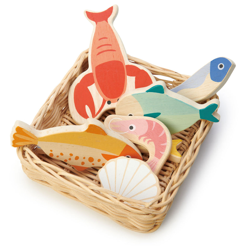 Tender Leaf Toys Seafood Basket