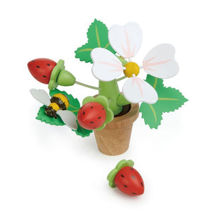 Tender Leaf Toys Strawberry Flowerpot Set