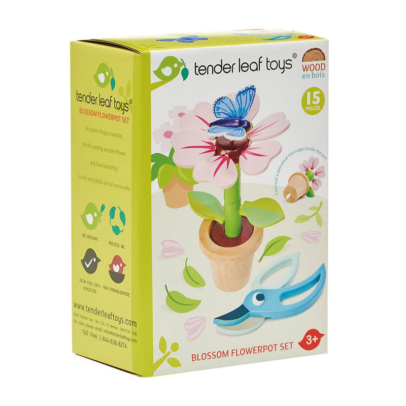 Tender Leaf Toys Blossom Flowerpot Set