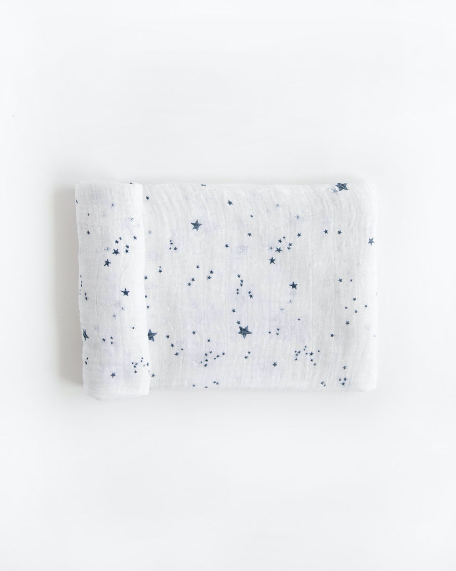 Little Unicorn Cotton Muslin Swaddle in Shooting Stars