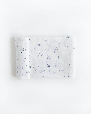 Little Unicorn Cotton Muslin Swaddle in Shooting Stars