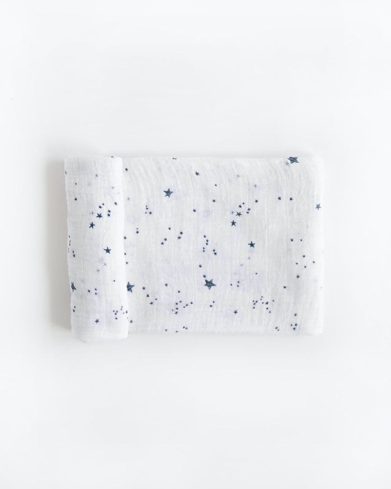 Little Unicorn Cotton Muslin Swaddle in Shooting Stars
