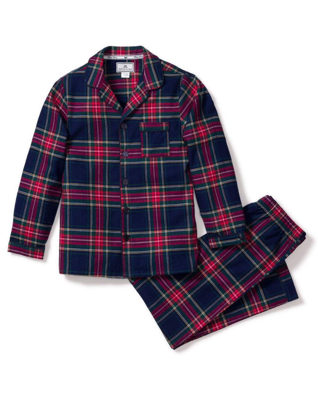 Petite Plume Windsor Tartan Children's Pajama Set