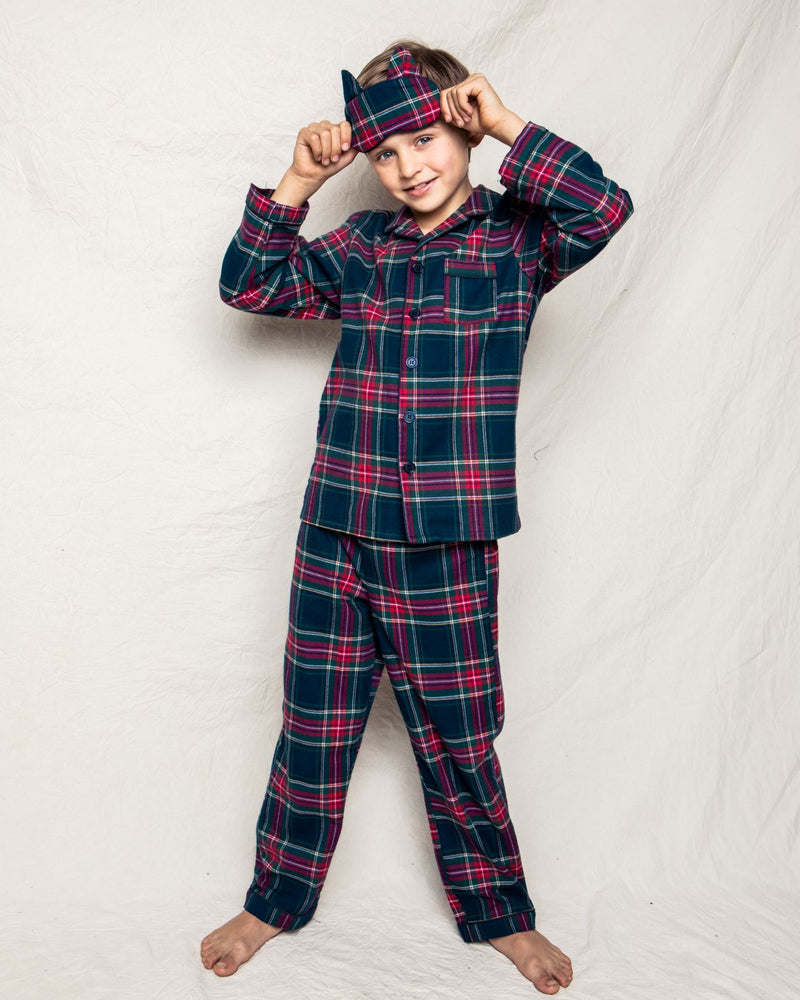 Petite Plume Windsor Tartan Children's Pajama Set