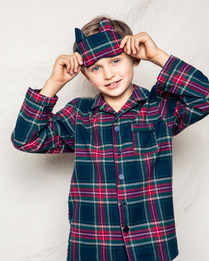 Petite Plume Windsor Tartan Children's Pajama Set