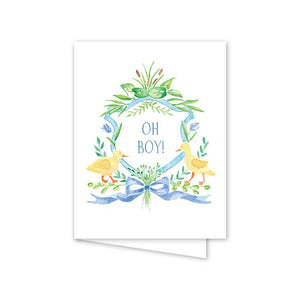 Dogwood Hill Little Duckling Card in Blue