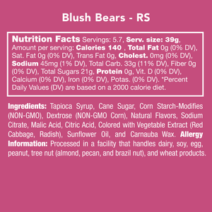 Candy Club Blush Bears Gummy Candy