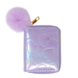 Zomi Gems Shiny Dotted Heart Wallet in Assorted Colors