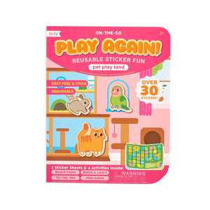 OOLY Play Again! Mini On the Go Pet Play Land Activity Kit