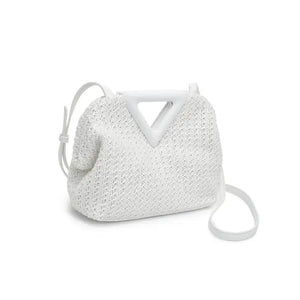 Moda Luxe Christabel Woven Crossbody Clutch