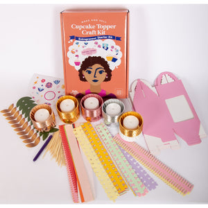 Kids Crafts InnovateHER: Cupcake Toppers Craft Kit