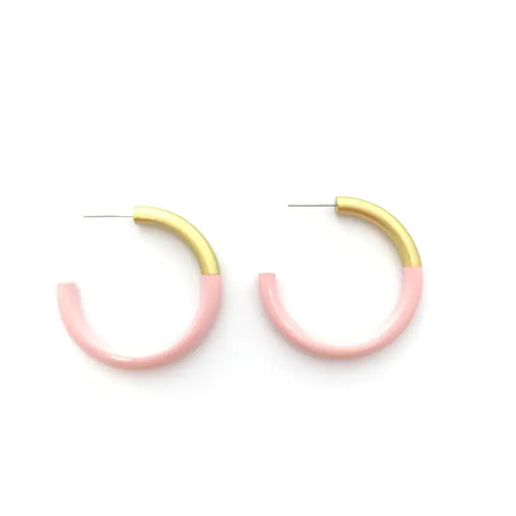These  hoop earrings are my go-to accessory