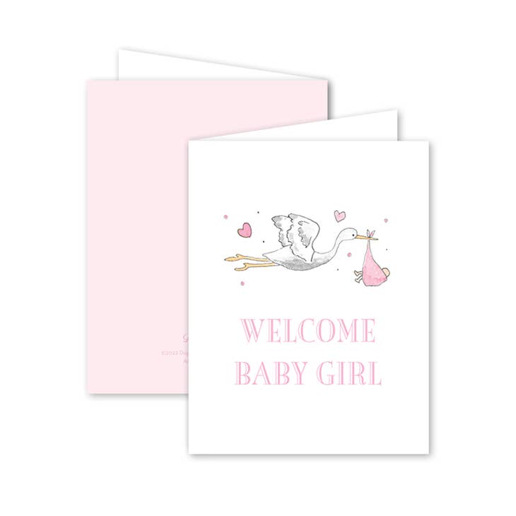 Dogwood Hill Little Princess Welcome Baby Card