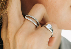 Starling Pavé Diamond Ring in 14K Gold