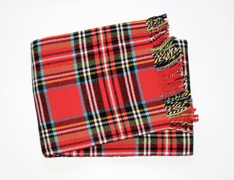 A Soft Idea Classic Tartan Throw Blanket - Multiple Colors!