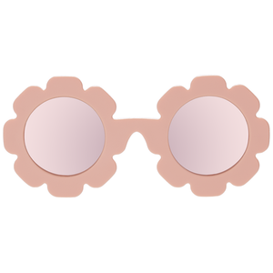 Babiators Flower Polarized Mirrored Sunglasses in Peachy Keen
